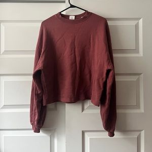 KOTN Essentials Sweatshirt in Deep Rose - Women’s M | Unisex S